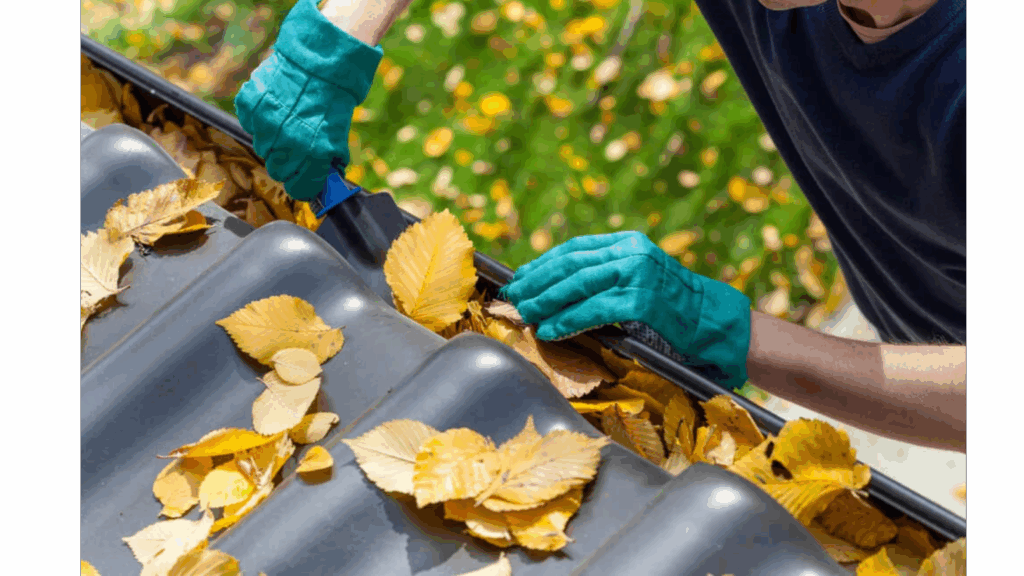 preparing gutters for professional snow removal services in southern maryland