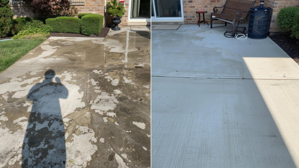 patio cleaning by local power washing services